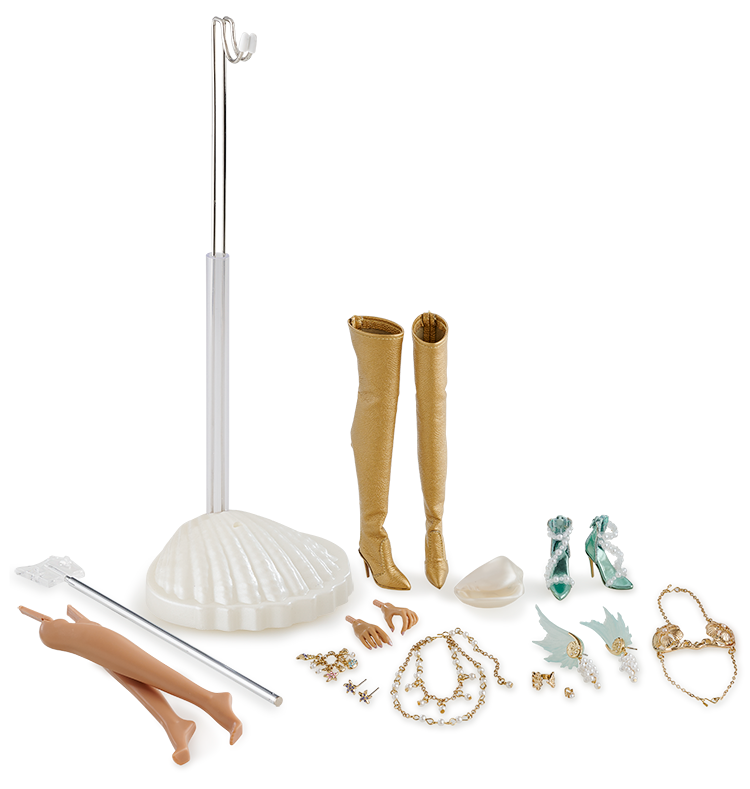 The 5th W Club doll is Sirène Violaine Perrin: a mermaid